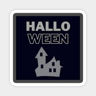 Halloween house t shirt design Magnet