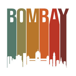 Mumbai Bombay Skyline Maharashtra Marathi Design T-Shirt