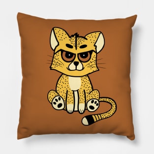 Determined Cheetah (Small Print) Pillow