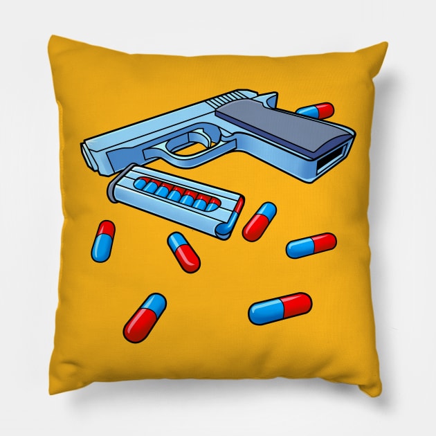 Pill Poppa Pillow by kgullholmen