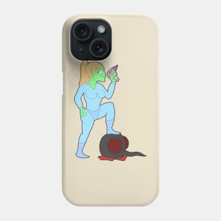 Alien Chick Phone Case