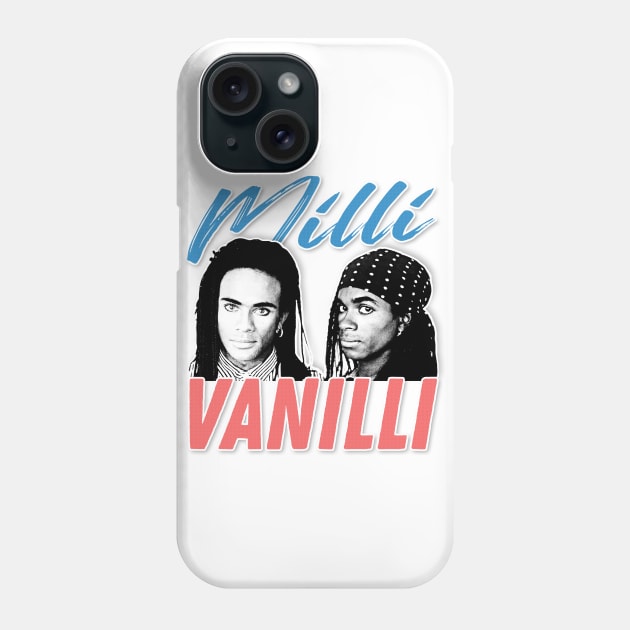 Milli Vanilli - Vintage Look Design Tribute Phone Case by DankFutura