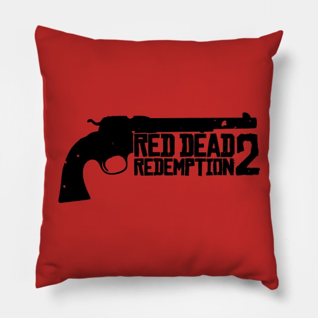 Red Dead Redemption 2 Pillow by Cactux