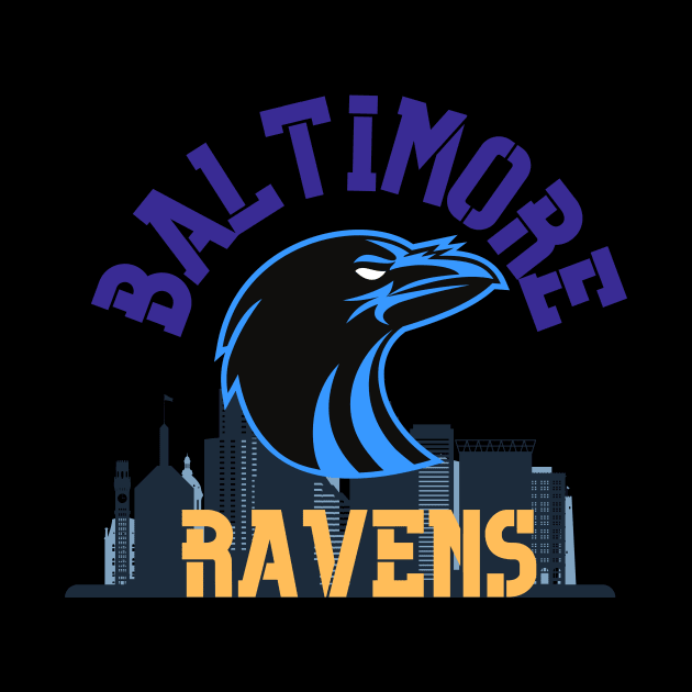 Baltimore ravens by Benjamin Customs