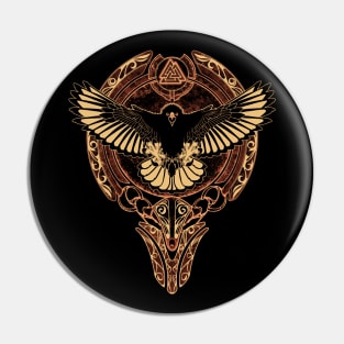 Odin's Hawk Pin