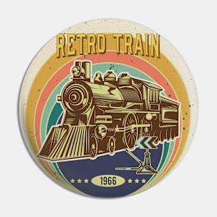 RETRO TRAIN Pin