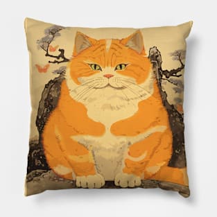 Cute Fat Cat Pillow