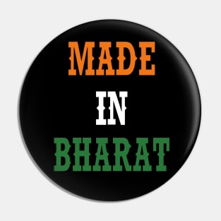 Made In Bharat India Pin