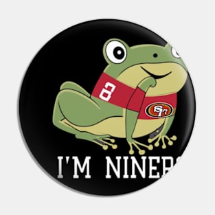 Im niners funny cute 49 ers football victor design Pin