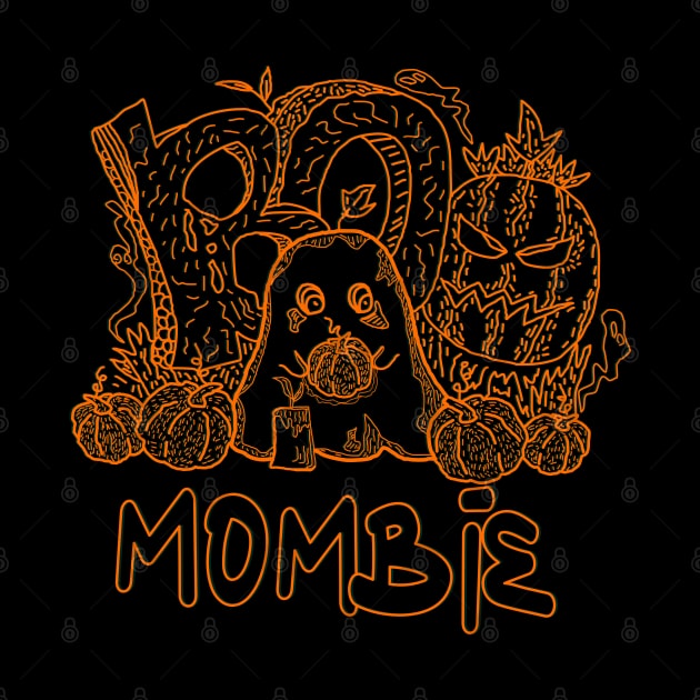 Mombie - Happy Happy Halloween by vectorhelowpal