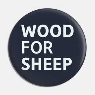 Wood for Sheep Pin