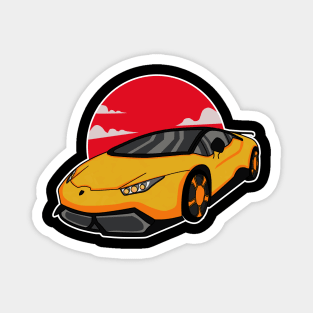 racing car design Magnet