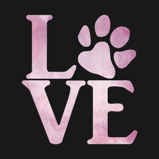 L-paw-VE Pink T-Shirt