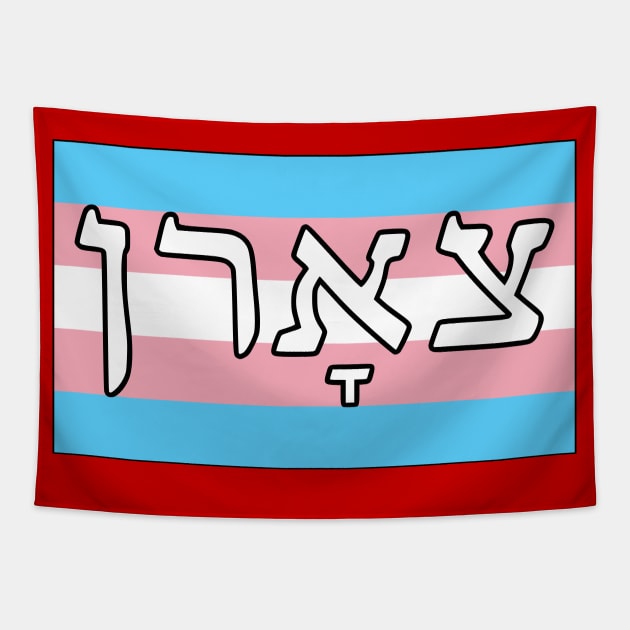 Tsorn - Wrath (Trans Pride Flag) Tapestry by dikleyt