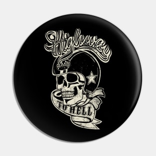 Biker Skull Pin