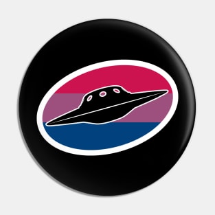 Bisexual UFO Cryptid Pride Pin