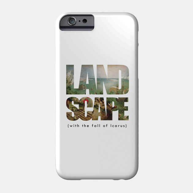 Landscape With The Fall Of Icarus Poetry Phone Case Teepublic