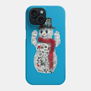 Digital Snowman Phone Case