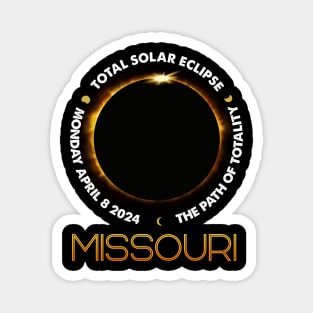 MISSOURI Total Solar Eclipse 2024 American Totality April 8 Magnet