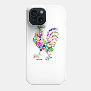 Rooster Color Polka Dot Phone Case