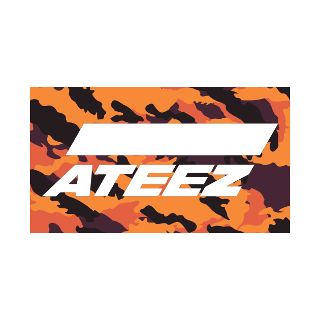 Ateez Orange Camo 1 by AcacianCreations