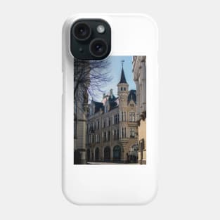 Empty street of Old Riga Town Phone Case