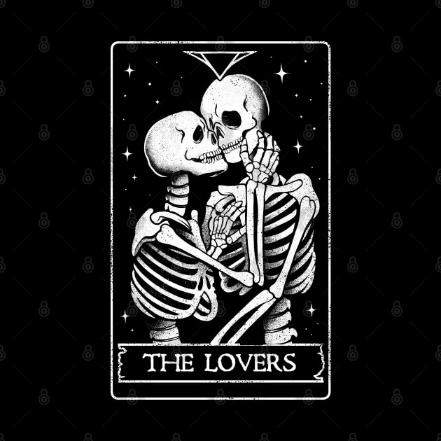 The Lovers - Death Skull Valentines Gift by eduely