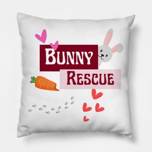 Bunny rescue Pillow