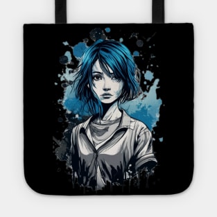 Beautyful painted anime girl Tote