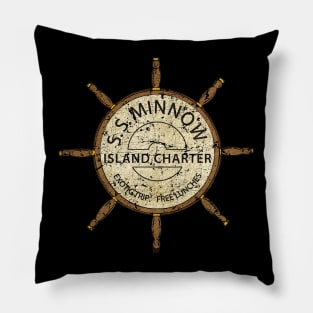 S.S Minnow Island Vintage Retro Pillow