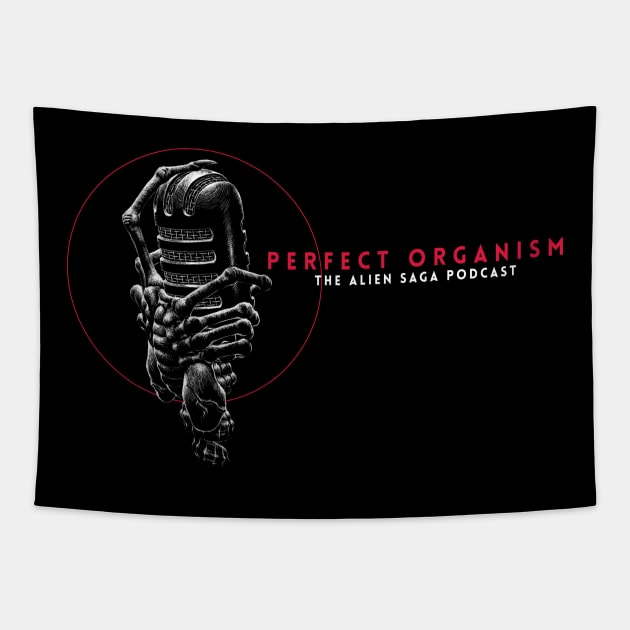 Perfect Organism Podcast Official T-shirt Tapestry by Perfect Organism Podcast & Shoulder of Orion Podcast