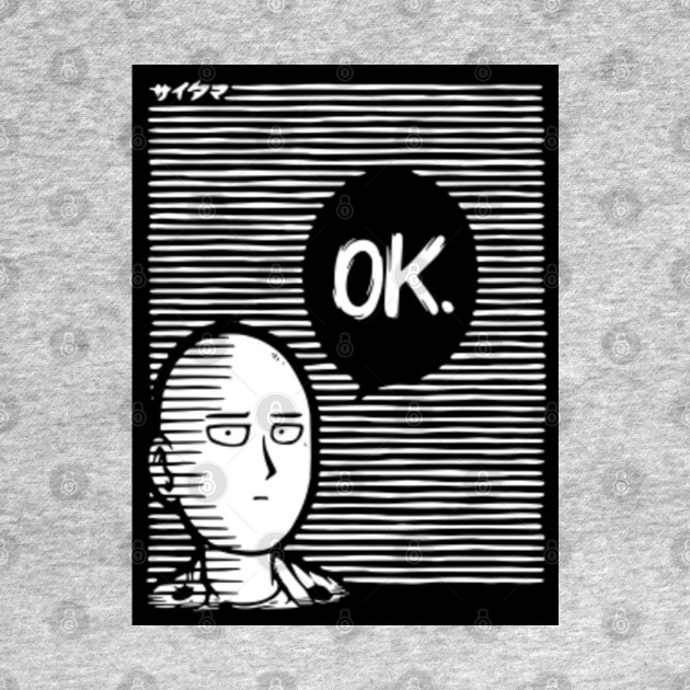 Disover ok - One Punch Man - Baseball T-Shirt