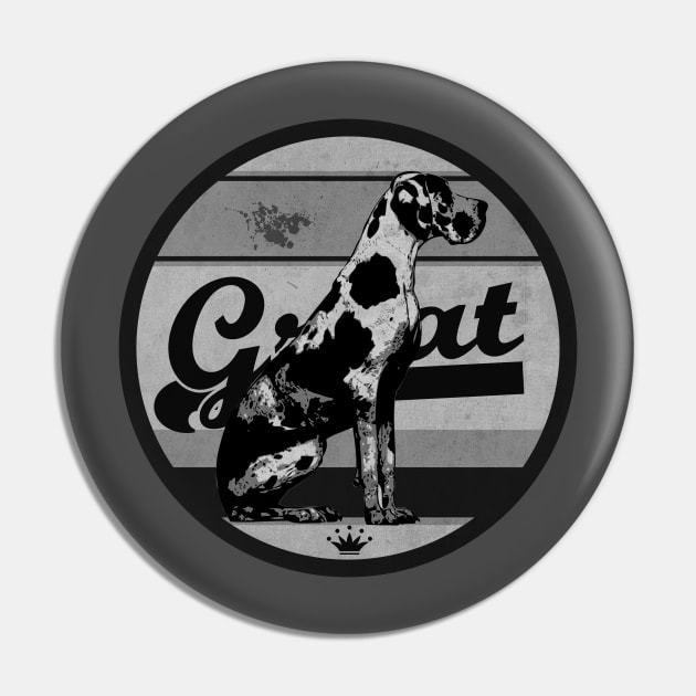 Great Dane Empire Pin by CTShirts