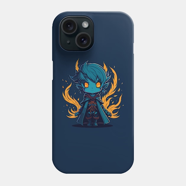 Dark Elf Fire Mage Phone Case by SpriteGuy95