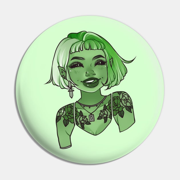 Inked Girl Pin by soniastegemann