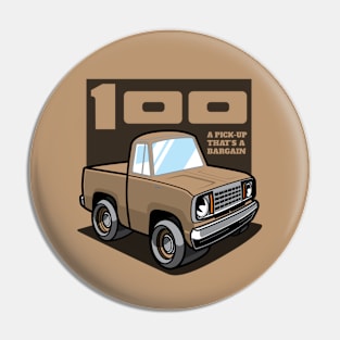 Light Tan - D-100 (1978) Pin