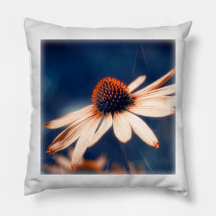 Flowers Indigo Pillow