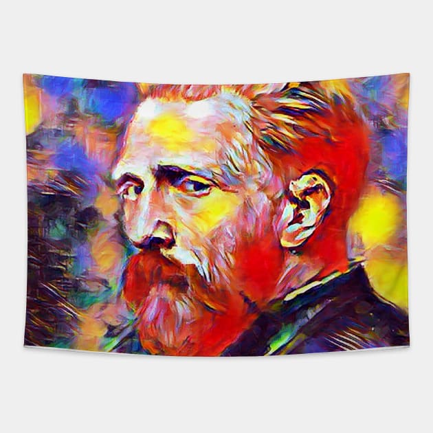 Vincent Van Gogh Tapestry by Sanzida Design