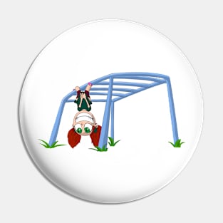 Monkey Bars of Hangyness Pin