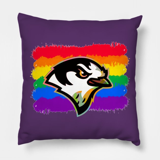 Gray Jay Pride Pillow by Gray Jays Baseball Club