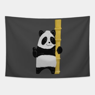 PANDA AND BAMBOO Tapestry