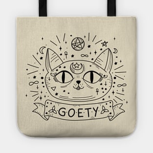 Gothic cat Tote