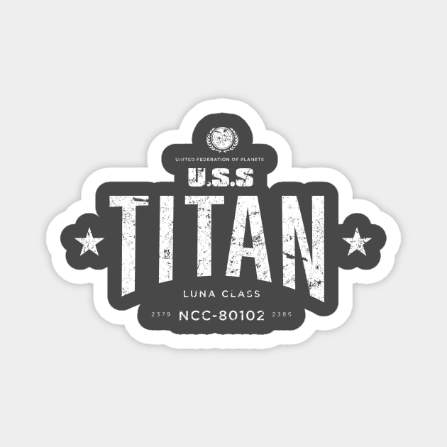U.S.S. Titan Magnet by MindsparkCreative