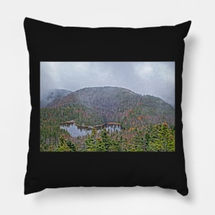 Overlooking Marie Louise Lake Adirondacks Pillow