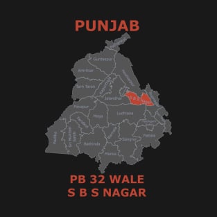 PB 32 Wale S B S Nagar T-Shirt