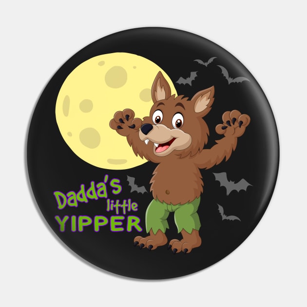 Dadda's Little Yipper - ABDL Baby Fur Werewolf Pin by NaughtyBoyz