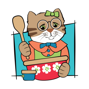 Cooking Cat T-Shirt