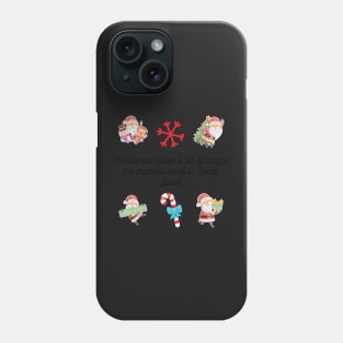 Christmas loses a bit of magic the moment belief in Santa fades - Christmas Stickers Phone Case