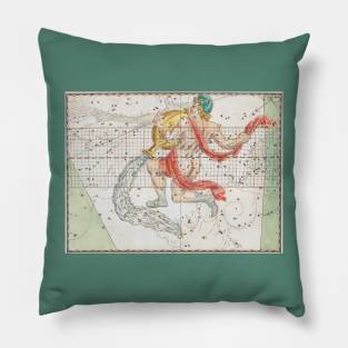 Aquarius Astrological Art Pillow