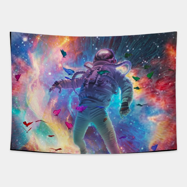 Astronaut 3 Tapestry by Marischa Becker